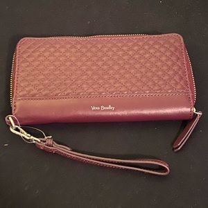 Vera Bradley RFID leather wallet